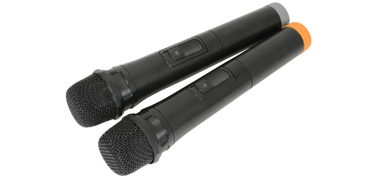 QK12PA - Portabelt PA med Blåtand och trådlösa mikrofoner!, Busker