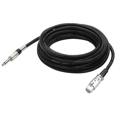 Mikrofonkabel 6m svart Tele-Xlr