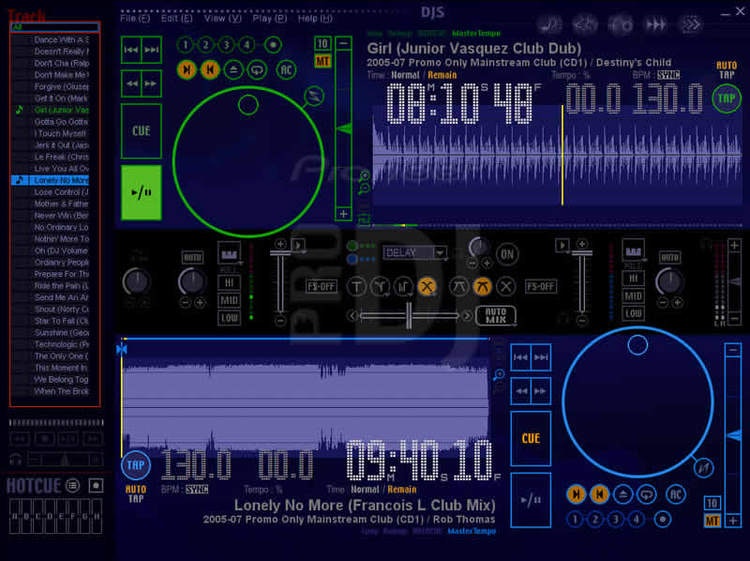 Pioneer DJS - DJ-Programvara för PC