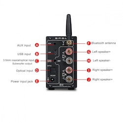 SMSL Audio AD18, förstärkare med DAC
