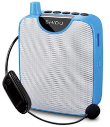 SHIDU | Röstförstärkare M500B - Wireless - Blå