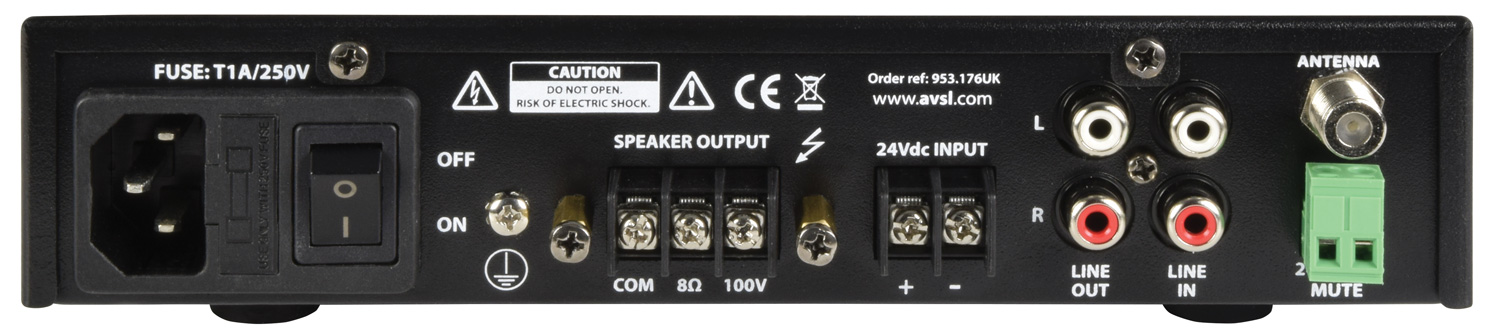Adastra | UM90 - 100v mixerförstärkare med 3 kanaler in
