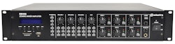 Adastra | RM406 6-Zone - 100v mixerförstärkare med 4 kanaler + USB/SD/FM och Bluetooth spelare, 6 zoner ut