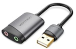 Vention | USB-Ljudkort - in/ut (3.5mm)