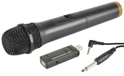 QTX | U-MIC Wireless Set - USB Powered Handheld UHF Microphone Frekvens 863.2 Mhz