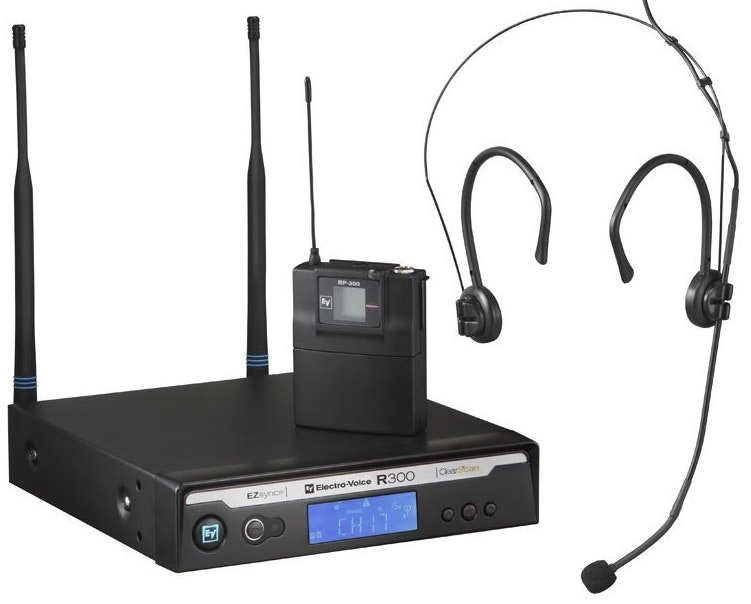 ELECTRO VOICE | EV R300-E - Headsetsystem (UHF E-band 850 - 865 MHz)