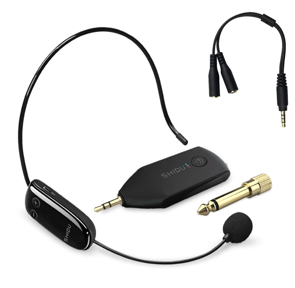 SHIDU | Headset - Trådlöst för M500/800 eller Stand Alone