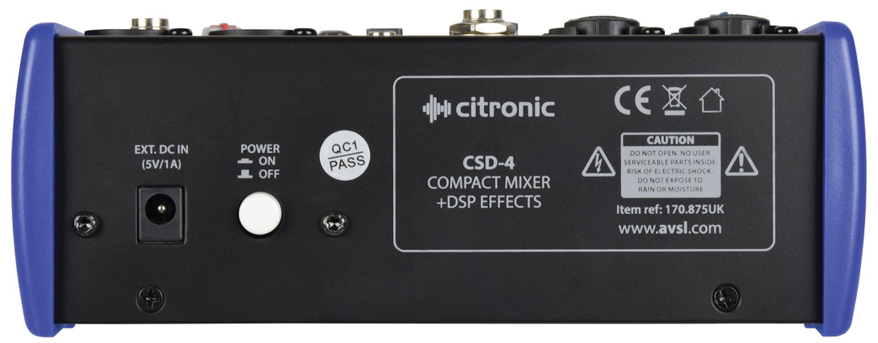 Citronic | CSD-4 - Professionell Mini Mixer