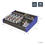 Citronic | CSD-6 - Professionell Mini Mixer