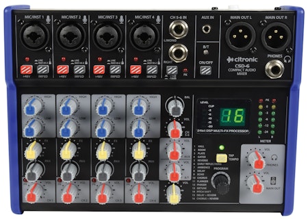 Citronic | CSD-6 - Professionell Mini Mixer