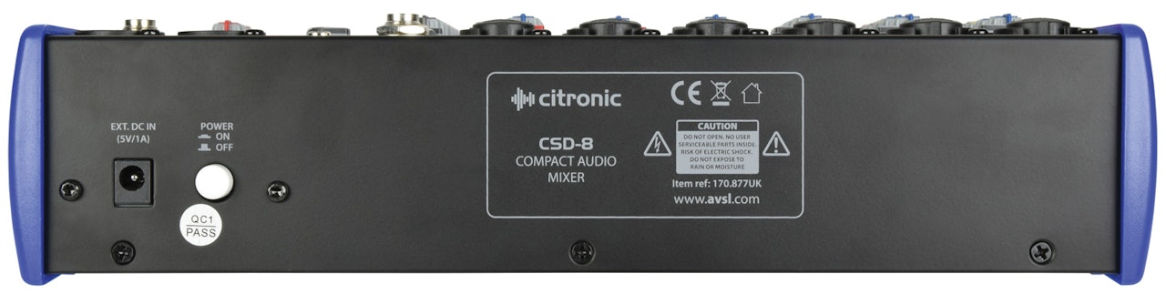Citronic | CSD-8 - Professionell Mini Mixer