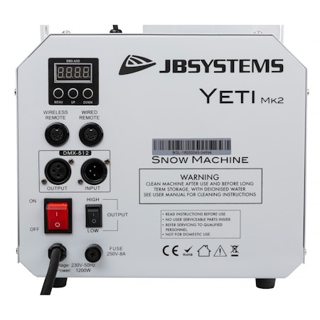 JB Systems | YETI MkII - Snömaskin