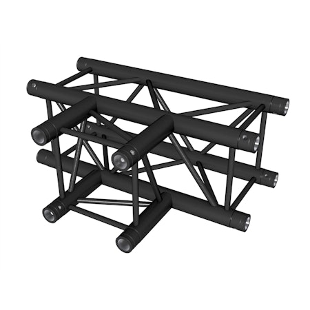 BRITEQ | BT-TRUSS BL-Quat 29 / AGQUA-05 - 3-vägs hörn - T-kors (Svart)