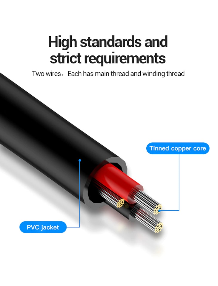 Vention Premium Cables | Minitele > 2 x Tele (3m) PRO