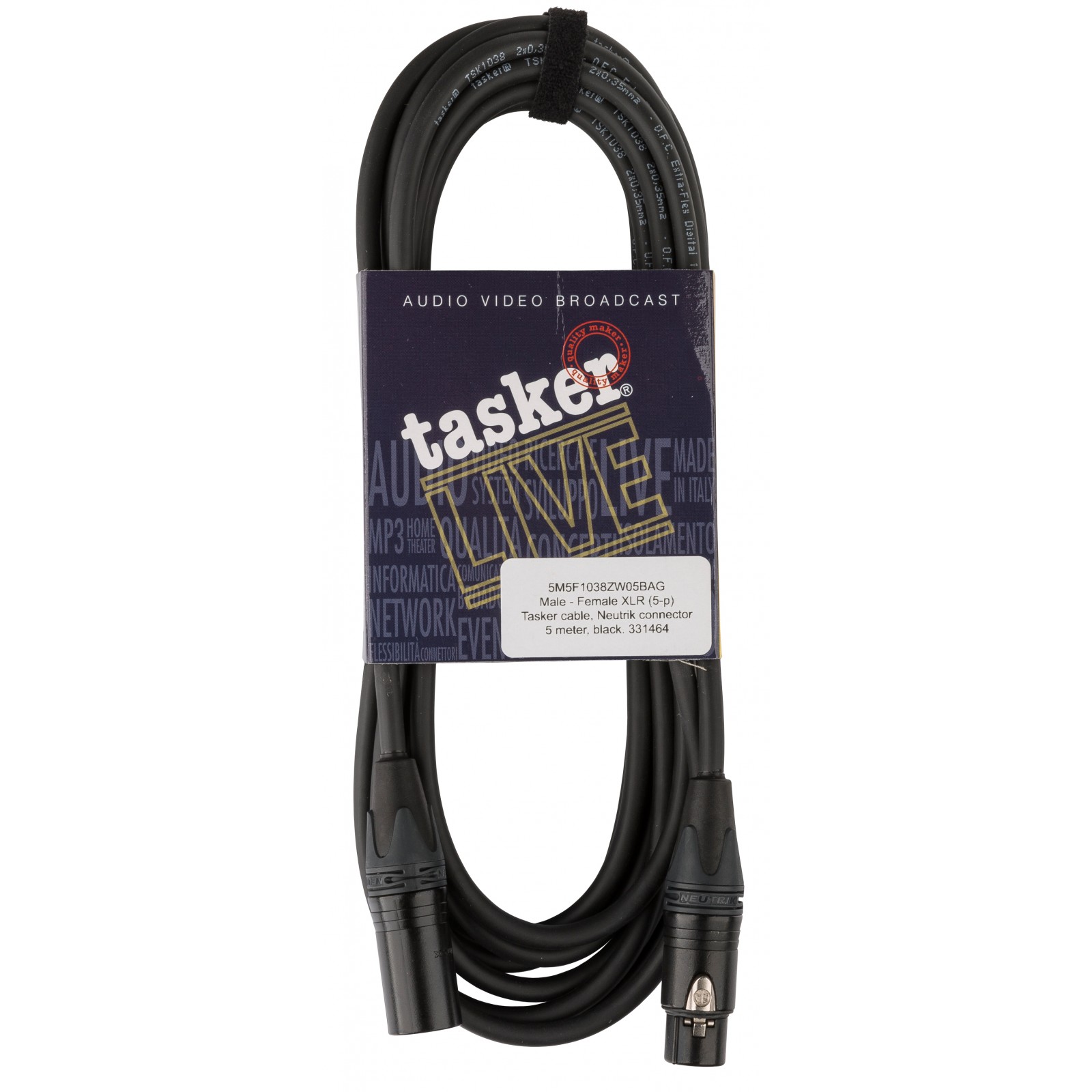 Tasker | DMX Kabel / 5 Polig (5m)