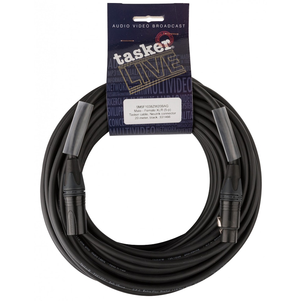 Tasker | DMX Kabel / 5 Polig (20m)