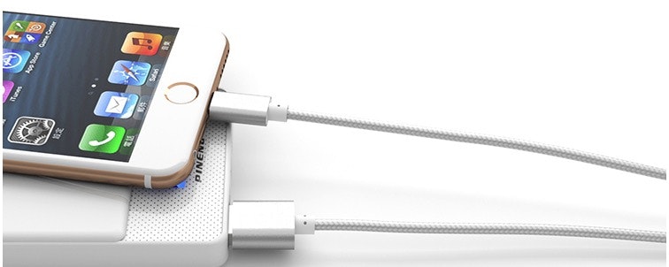 Lightning-kabel i nylon för iPhone (1m)