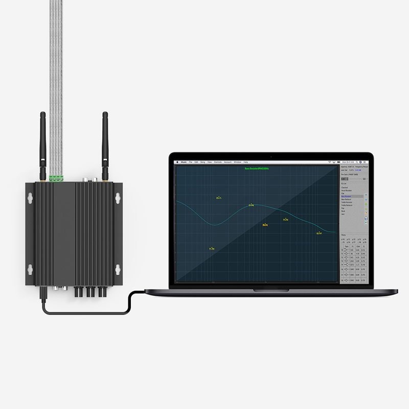 MONACOR | SA-100WIFI (2x50W, Wi-Fi/BT)