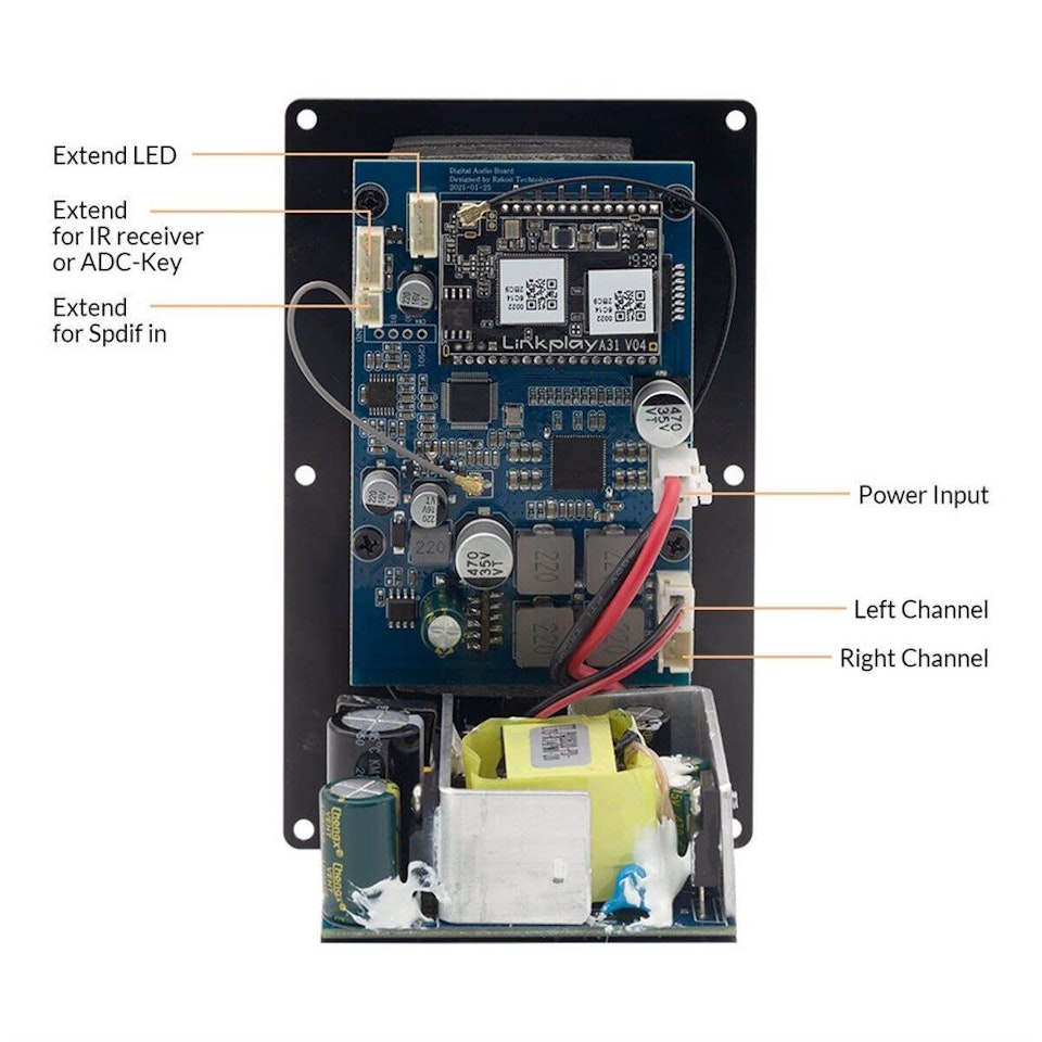 MONACOR | SAM-80WIFI (2x40W, Wi-Fi)