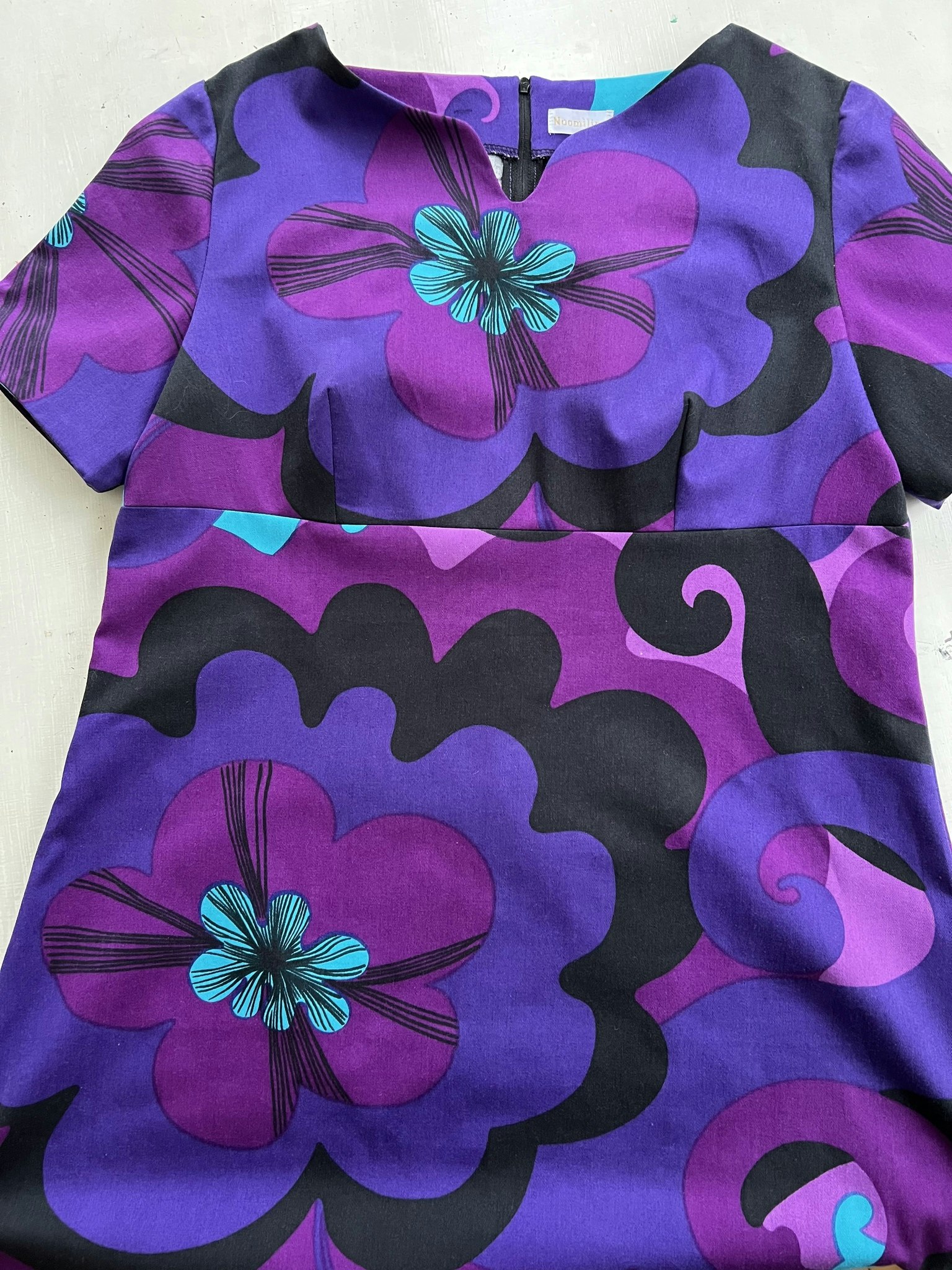 Blommor och swirls