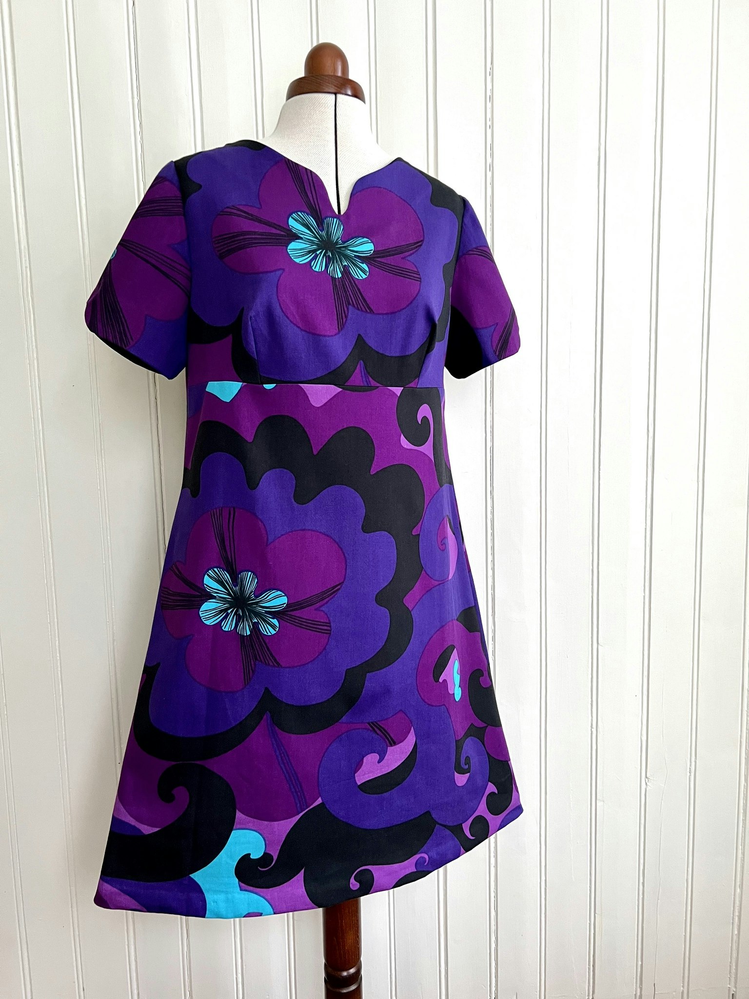 Blommor och swirls