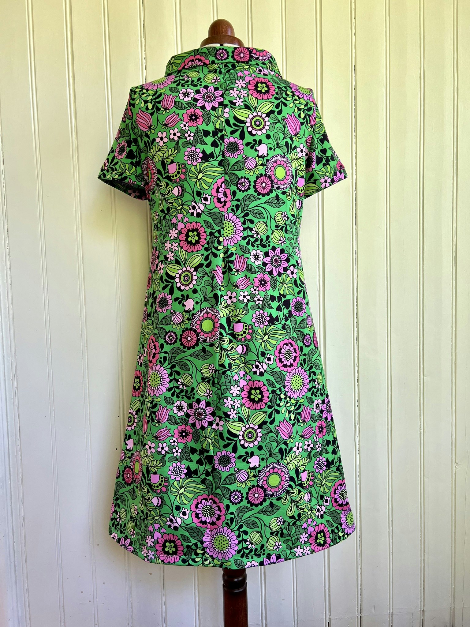 Modell Mirjam - rosa grön eufori