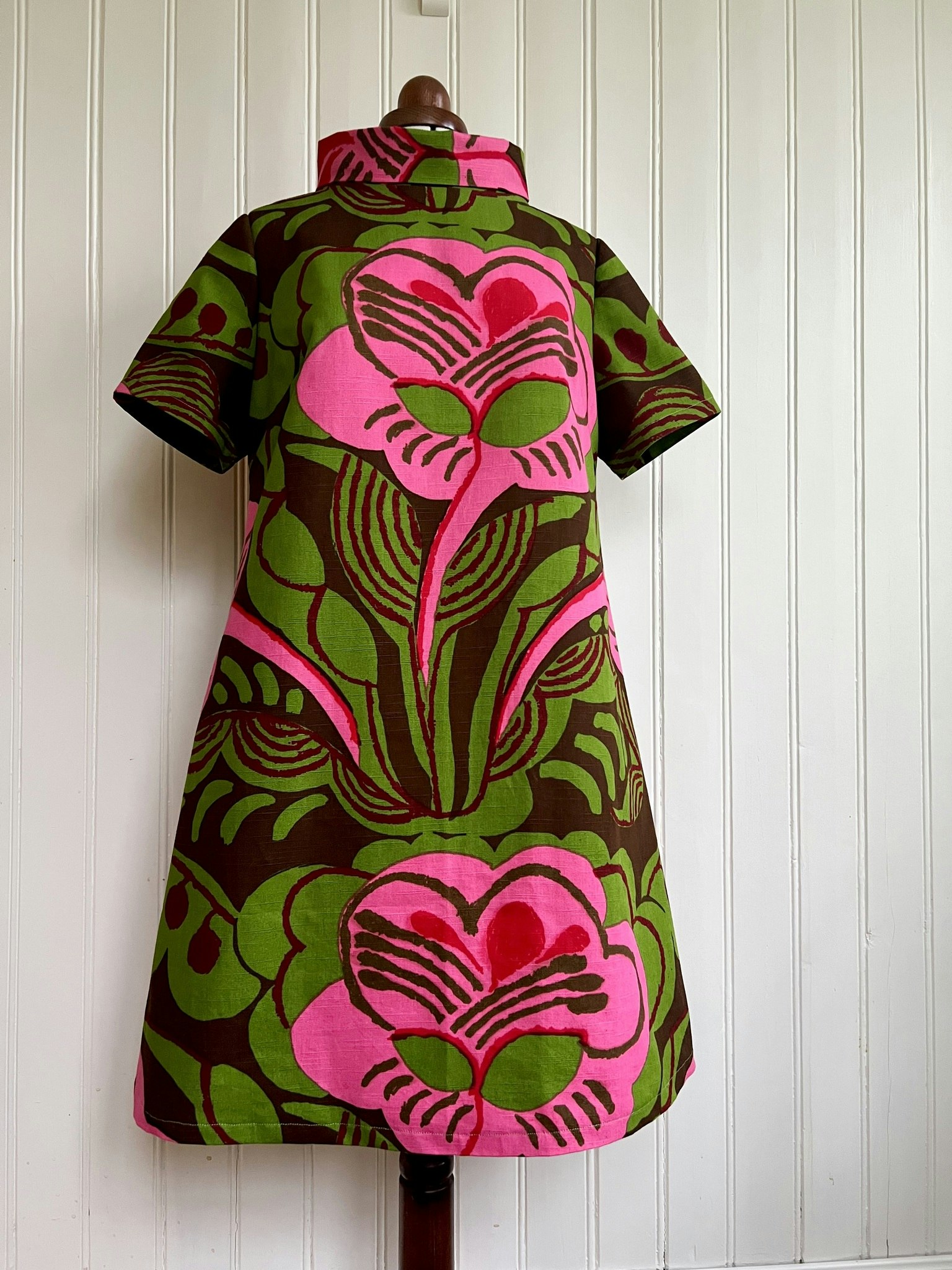 Modell Ingrid - green pink