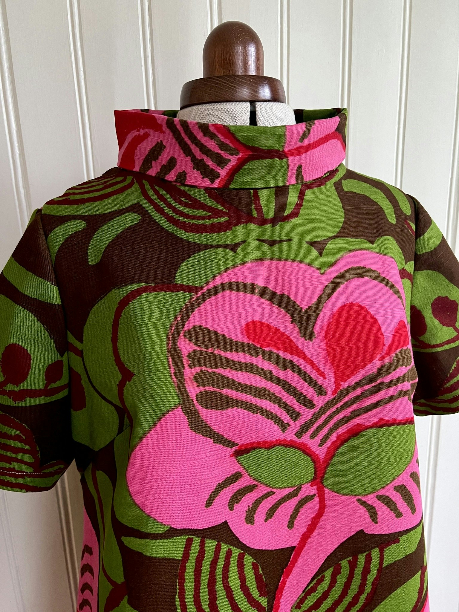 Modell Ingrid - green pink