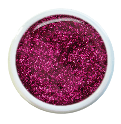 Fuchsia Gel 5g – Rosa glittergelé med maximal wow-effekt