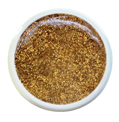 Super Gold Gel 5g – Gyllene glitter för glamorösa naglar