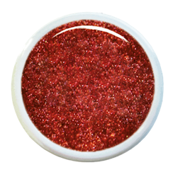 Red Power Gel 5g – Röd glittergelé med glamour och djup
