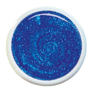 Groovy Blue Gel 5g – Djupblå glittergelé med stjärnglans