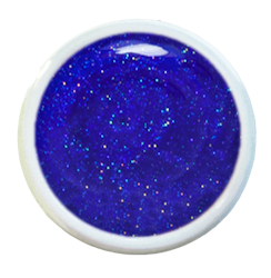 Pixie Blue Gel 5g – Djupblå glittergelé med holografisk lyster