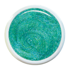 Groovy Green Gel 5g – Turkosgrön glittergelé med strandkänsla