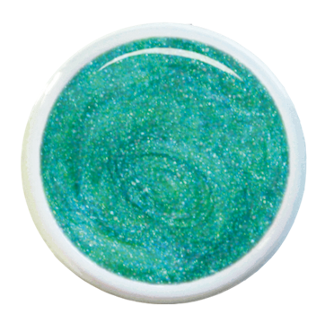 Groovy Green Gel 5g – Turkosgrön glittergelé med strandkänsla