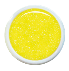 Pixie Yellow Gel 5g – Klar gul glittergelé för energifyllda naglar