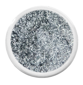 Glam Silver Glitter Gel 5ml