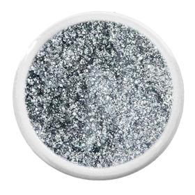 Glam Silver glitter gel 5ml