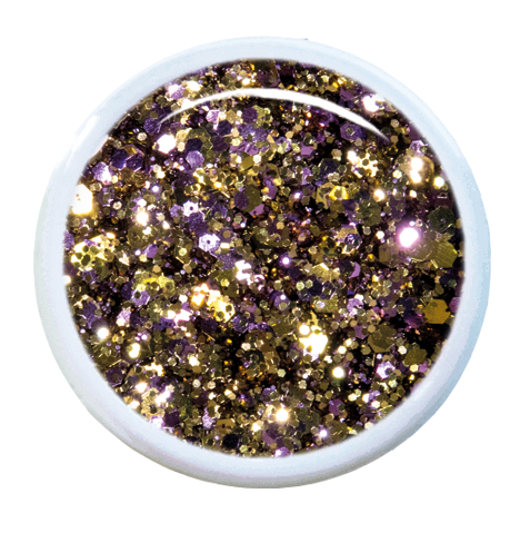Lavender Gold Glitter Gel 5ml