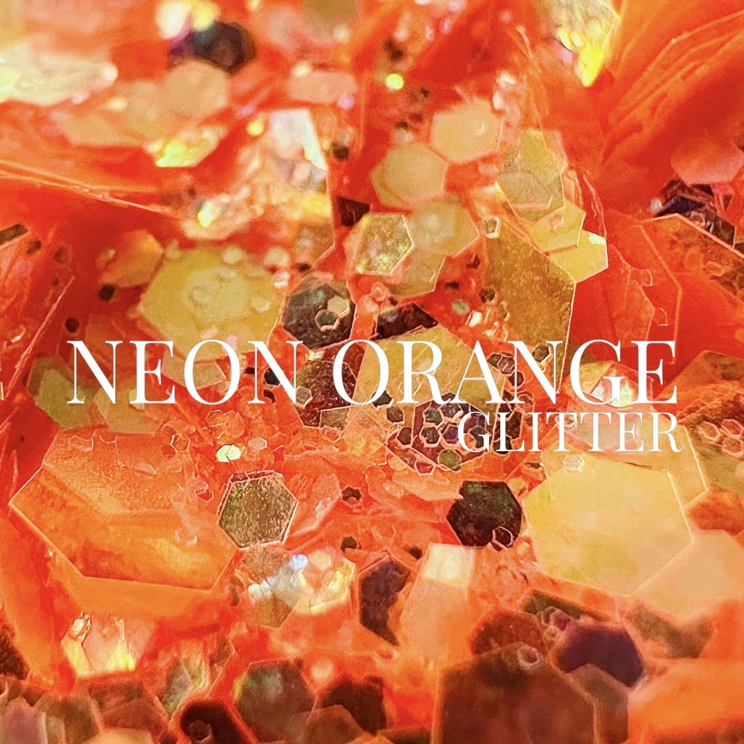 Neon Orange Glitter 5g