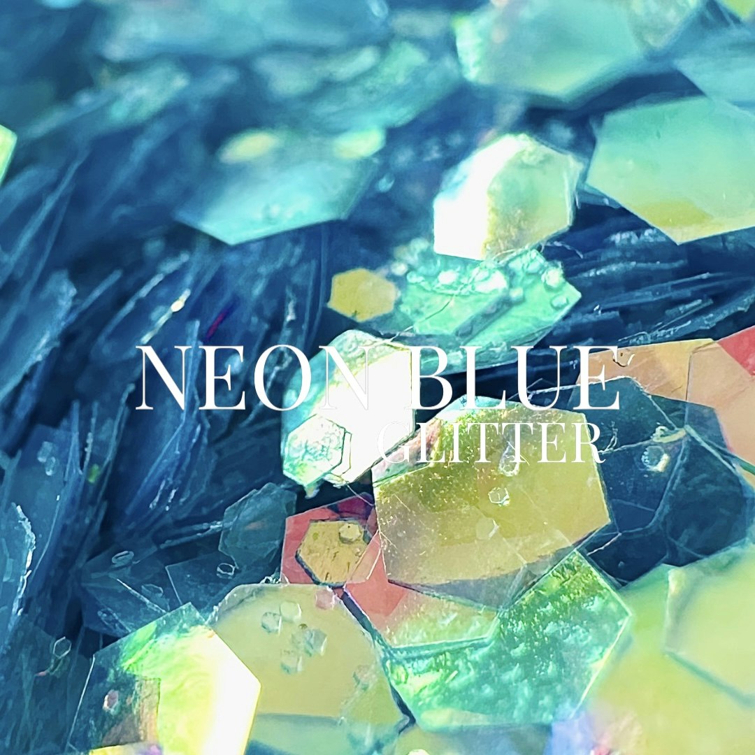 Neon Blue Glitter 5g