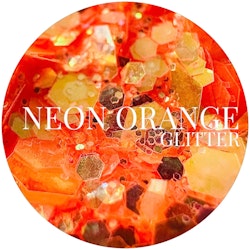 Neon Orange Glitter 5g