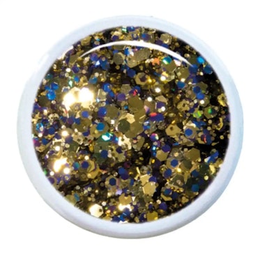 Gentian Gold Glitter Gel 5ml – Lyxigt guldgellack med holografisk djup