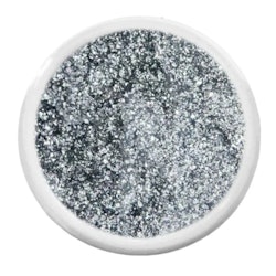 Glam Silver Glitter Gel 5ml – Strålande silver gellack med metallisk lyster