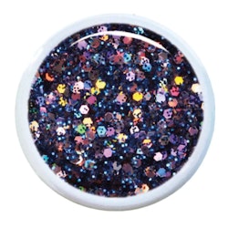 Firework Glitter Gel 5ml – Djupblå gellack med sprakande holografiskt glitter