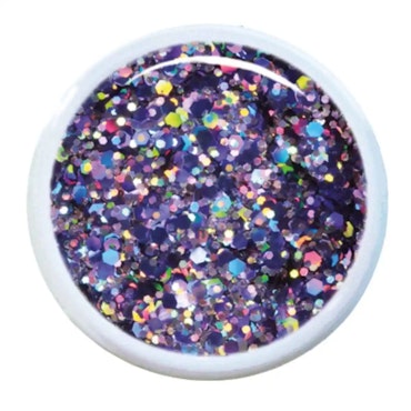 Cosmos Glitter Gel 5ml – Djupblå gellack med galax-effekt