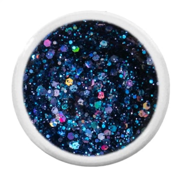 Blue Lagoon Glitter Gel 5g – Djupblått gellack med holografisk lyster