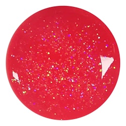 Groovy Red Gel 5g – Livlig röd gellack med skimrande glitter
