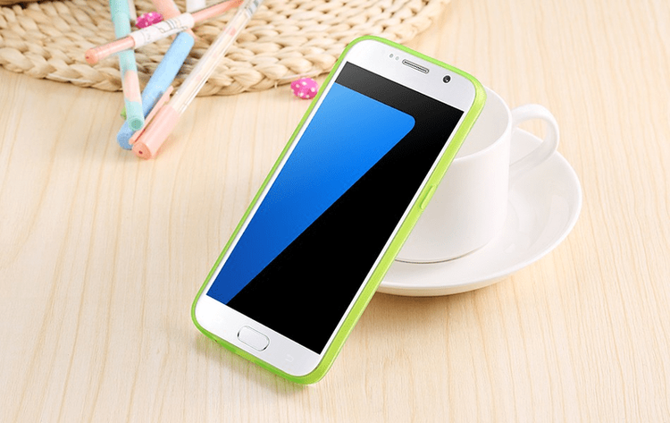 Samsung Galaxy S7 Edge Skal Grön