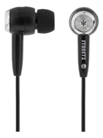 STREETZ in-ear öronsnäckor med 3,5mm anslutning, 3 olika storlekar på sleeves ingår, 1,2m kabel, svart/silver